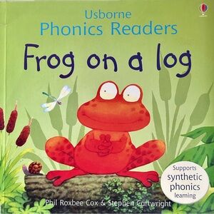BUNDLE & SAVE 🐸Usborne Phonics Readers: Frog on a Log Softcover Book